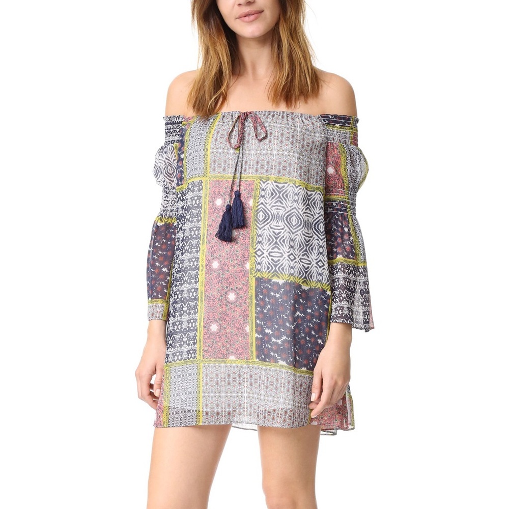 Likely Barrow Patchwork Off Shoulder Mini Dress i… - image 5